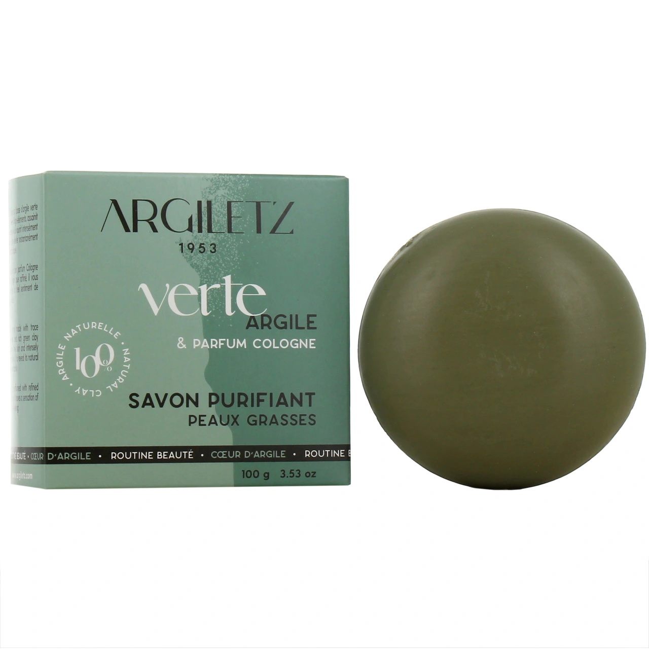 Argiletz Savon Purifiant Argile Verte - Argiletz