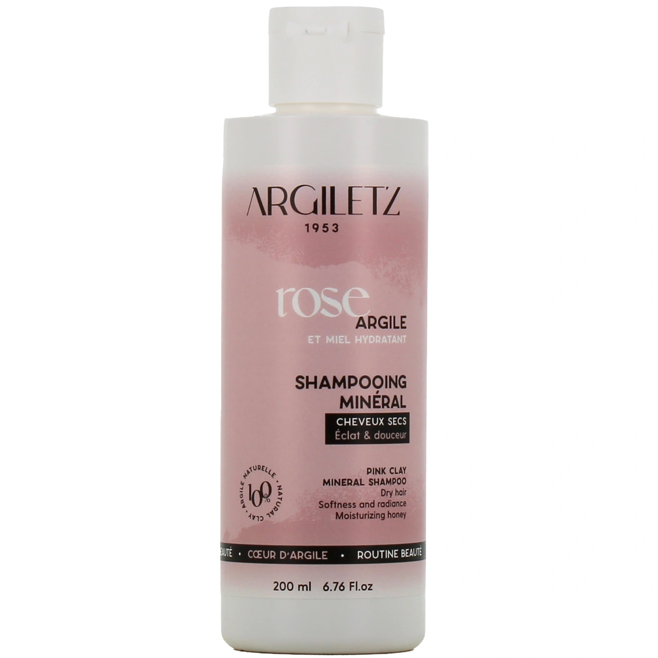 Argiletz Shampooing Argile Rose Cheveux Secs - Argiletz