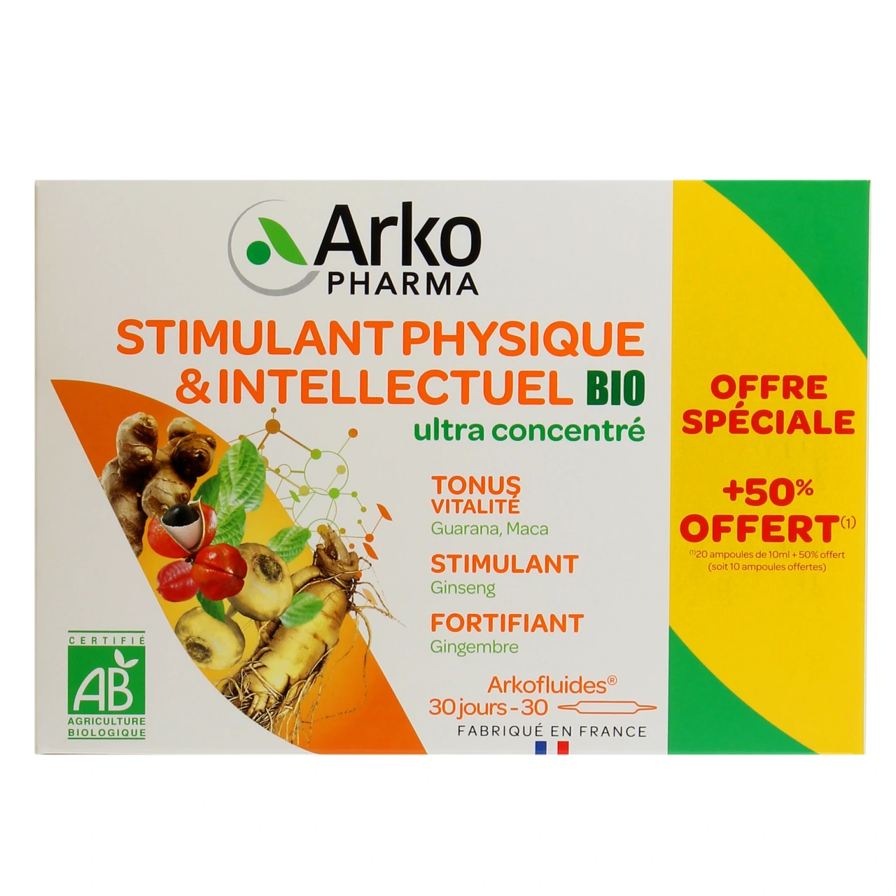 Arkofluides Stimulant Physique & Intellectuel Bio - Vue 6