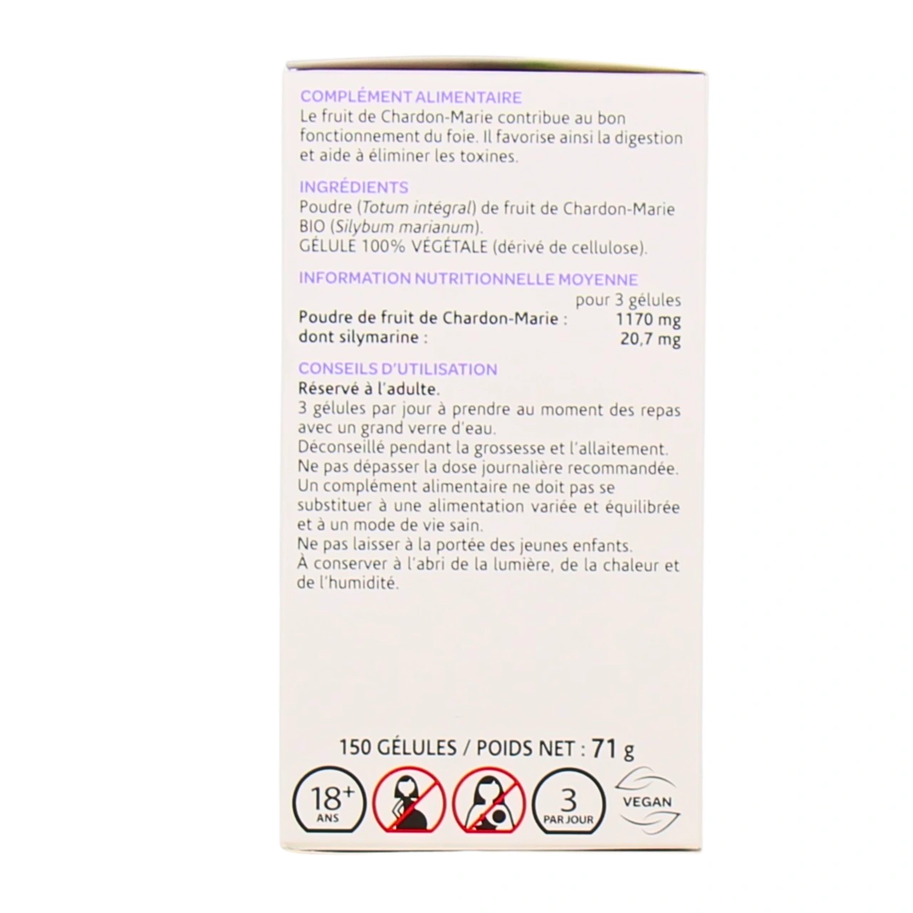 Arkogélules Chardon Marie Bio - Vue 6
