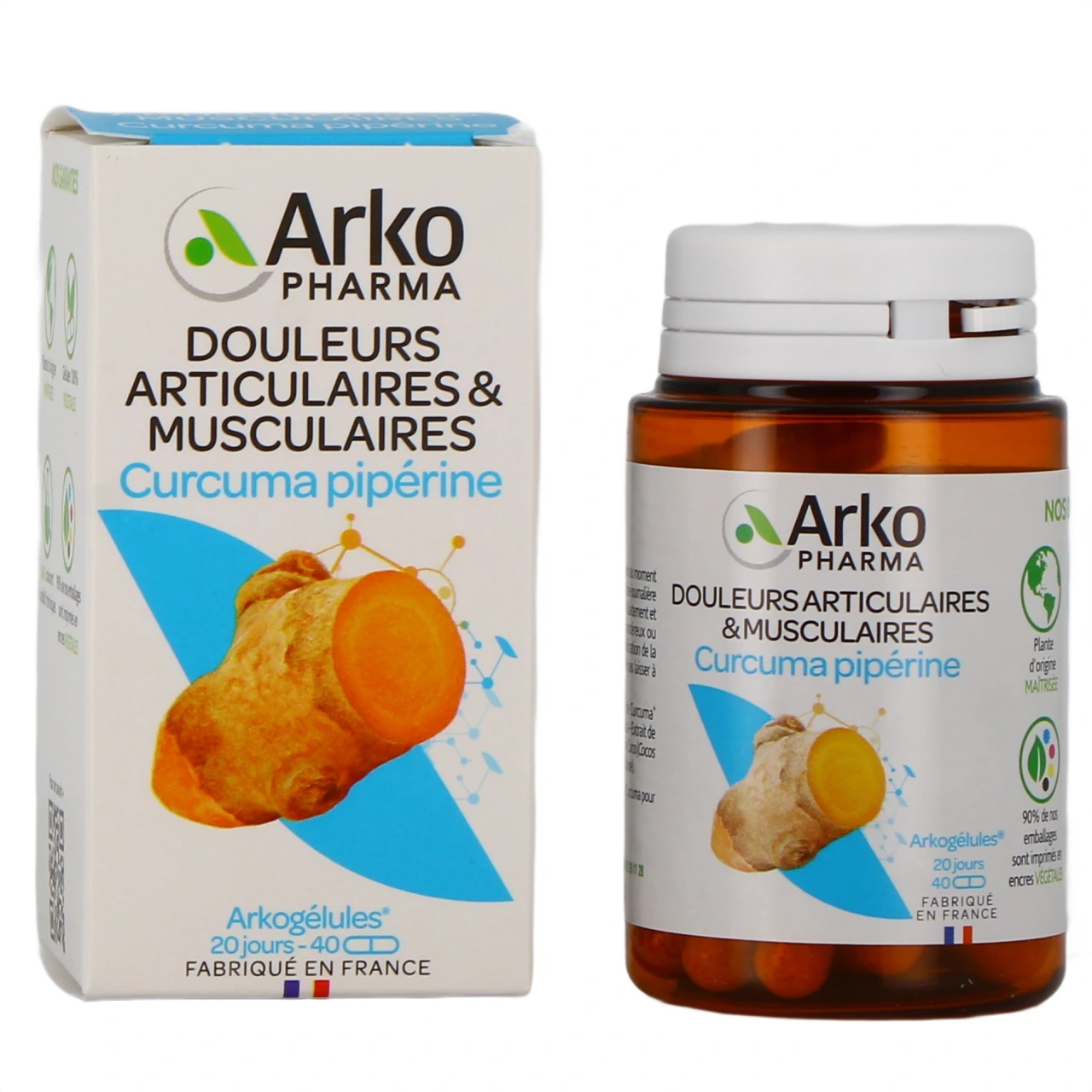Arkogélules Curcuma Pipérine - Arkogélules