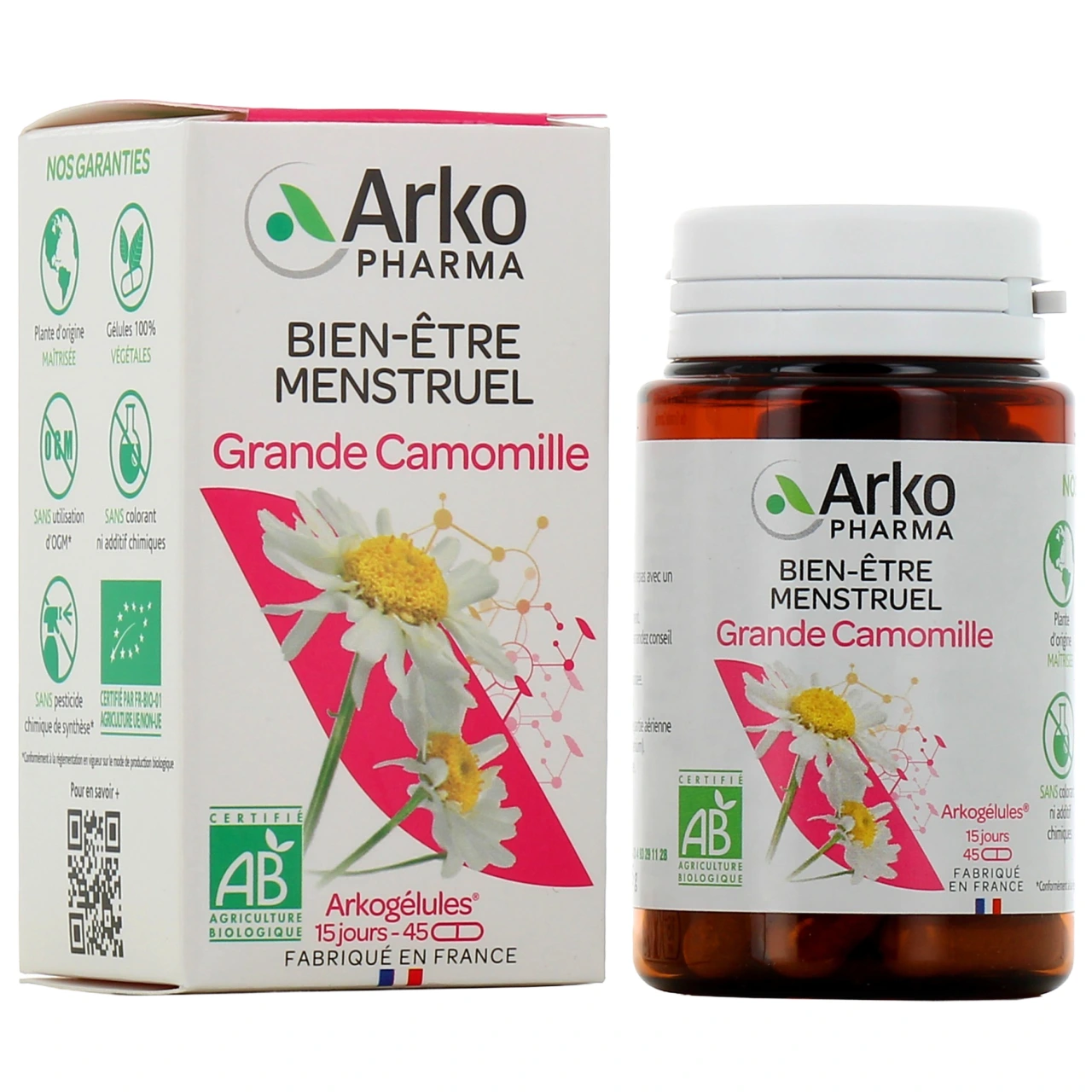 Arkogélules Grande Camomille BIO 45 gélules - Arkogélules