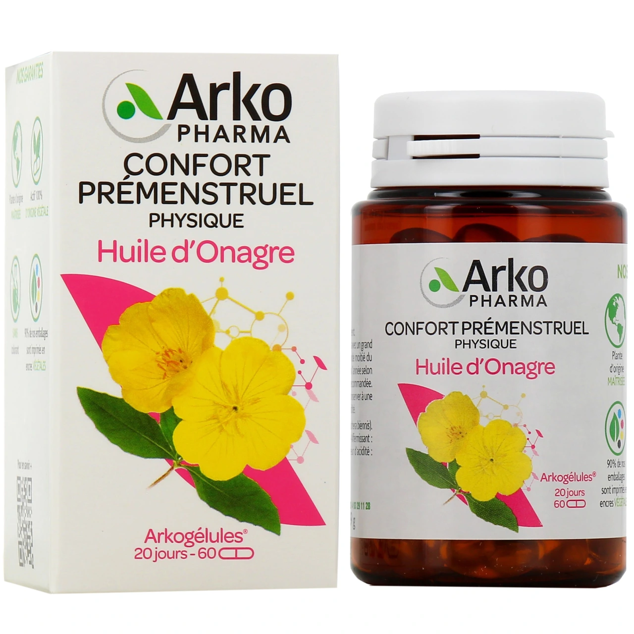 Arkogélules Huile d'onagre capsules - Arkogélules