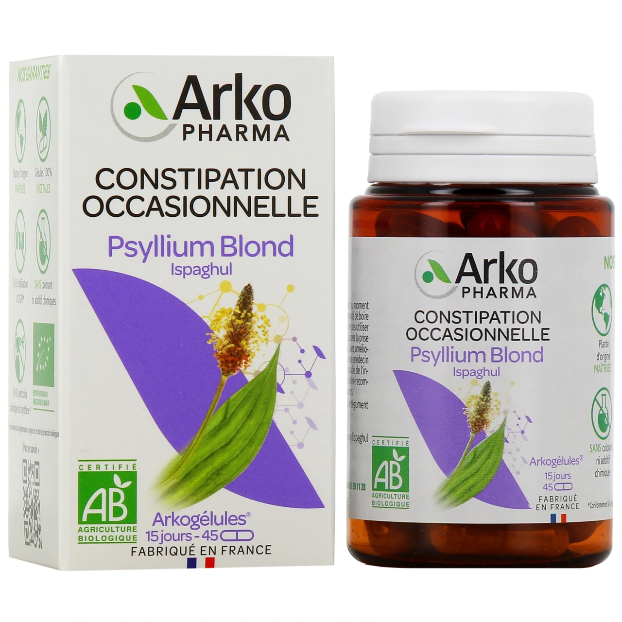 Arkogélules Ispaghul Psyllium Blond Bio - Arkogélules