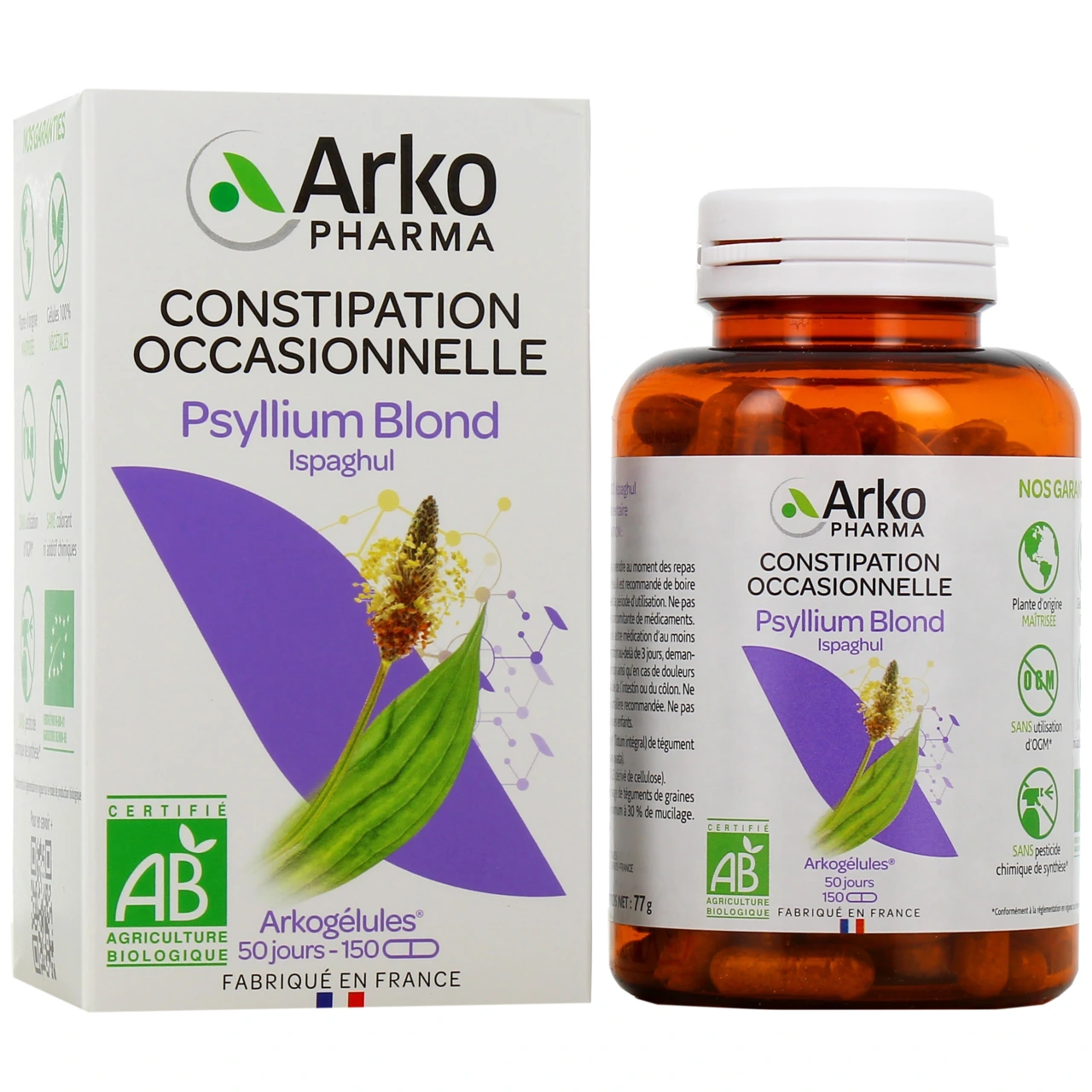 Arkogélules Ispaghul Psyllium Blond Bio - Vue 4