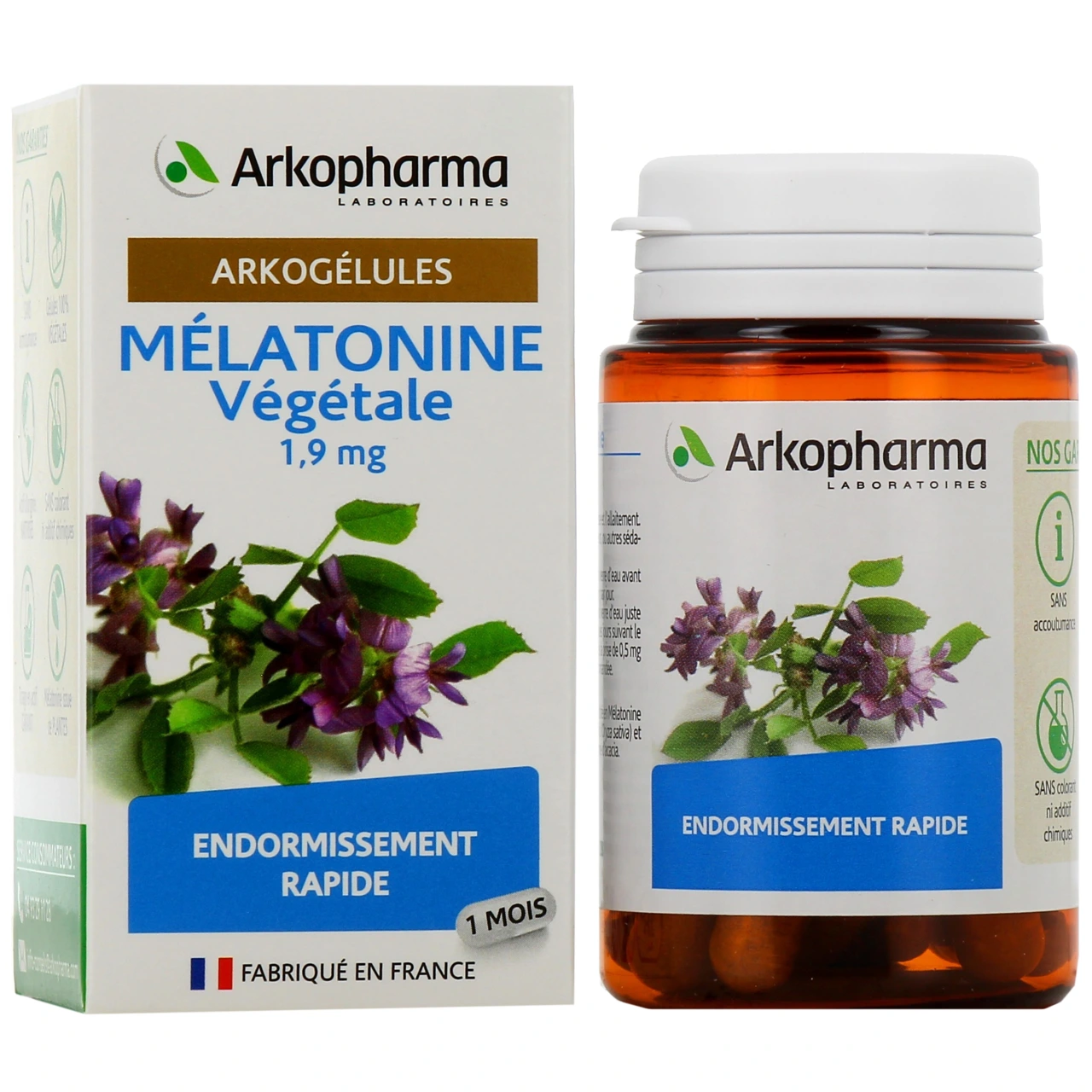 Arkogélules Mélatonine Végétale 1,9mg - Arkogélules