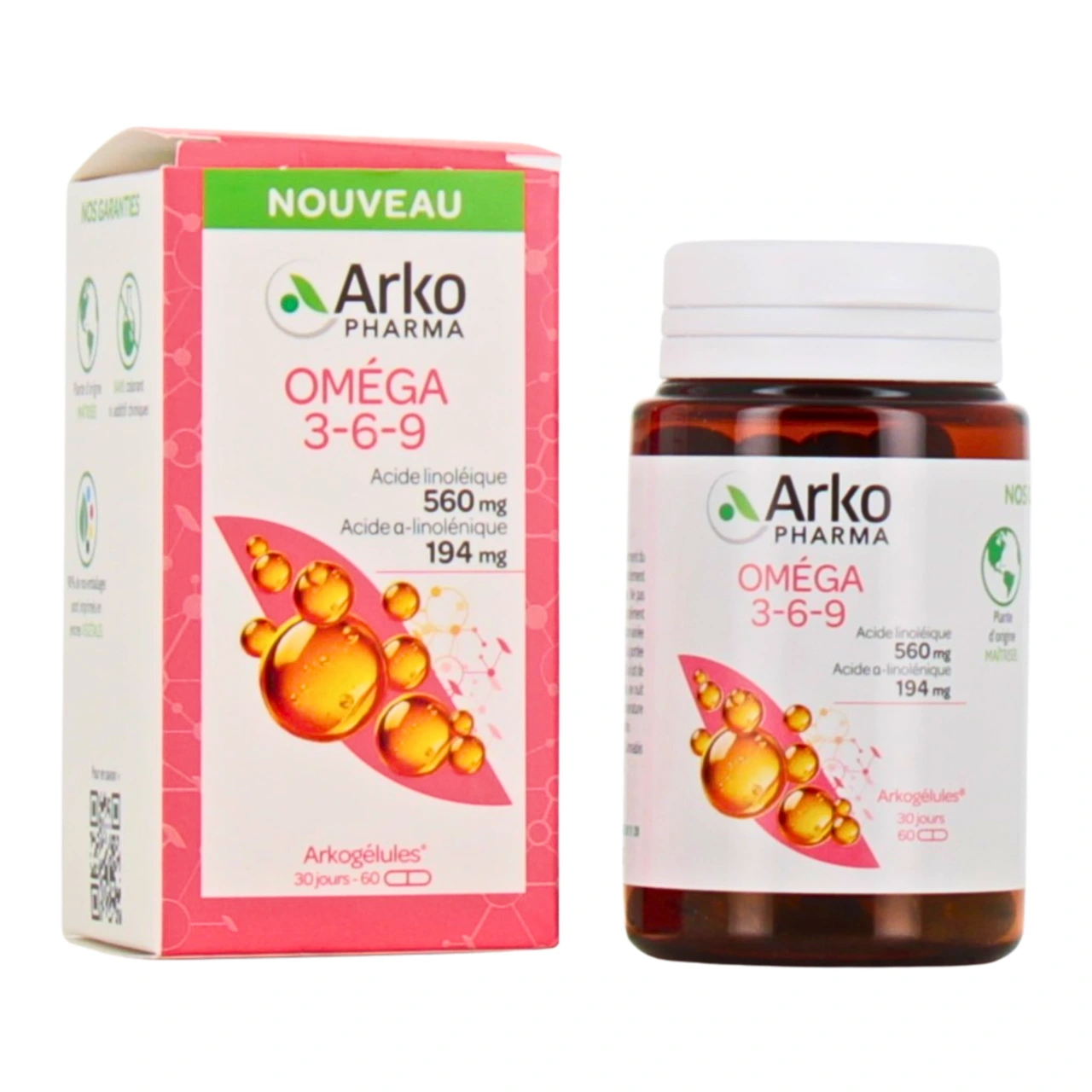 Arkogélules Oméga 3-6-9 - Arkogélules