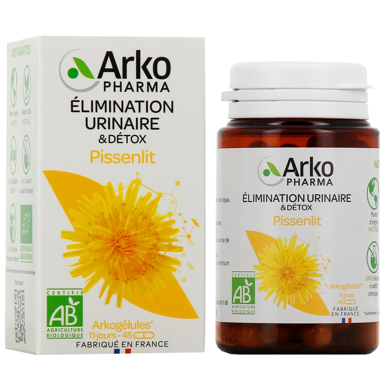 Arkogélules PISSENLIT 45 gélules BIO - Arkogélules