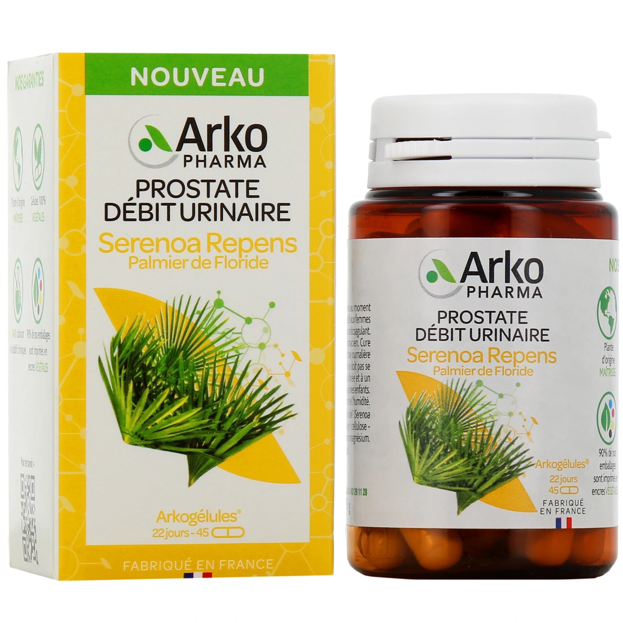 Arkogélules Prostate Débit Urinaire - Arkogélules