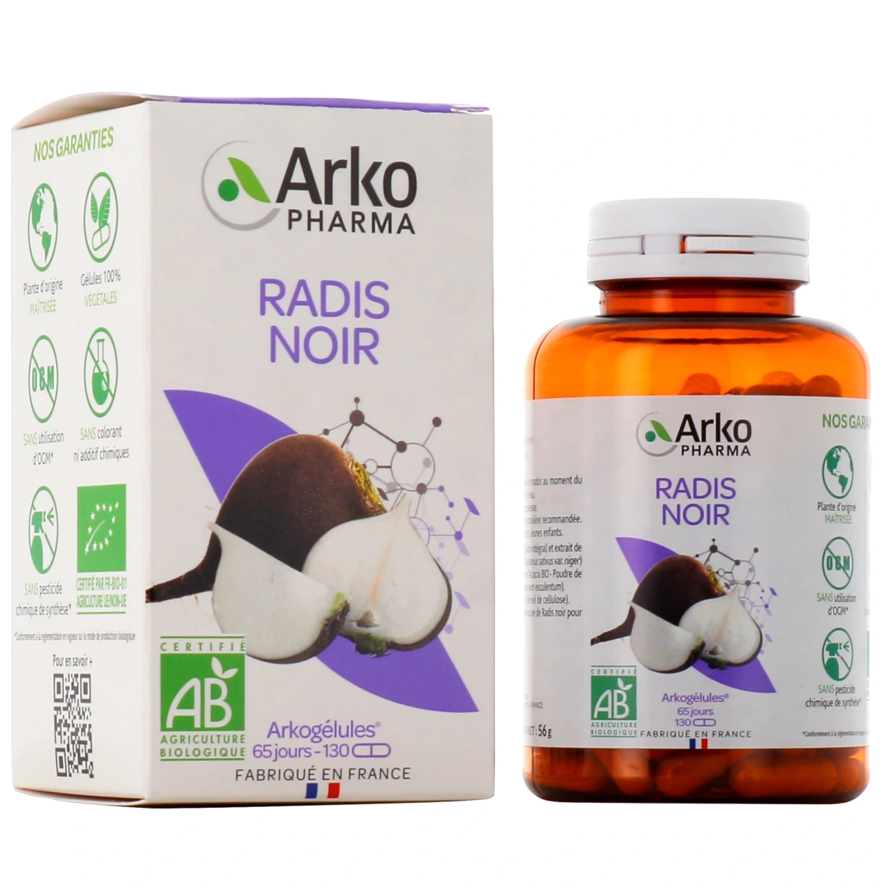 Arkogélules Radis Noir Bio - Arkogélules