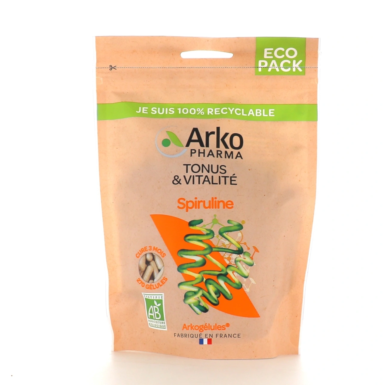 Arkogelules Spiruline Bio - Vue 4