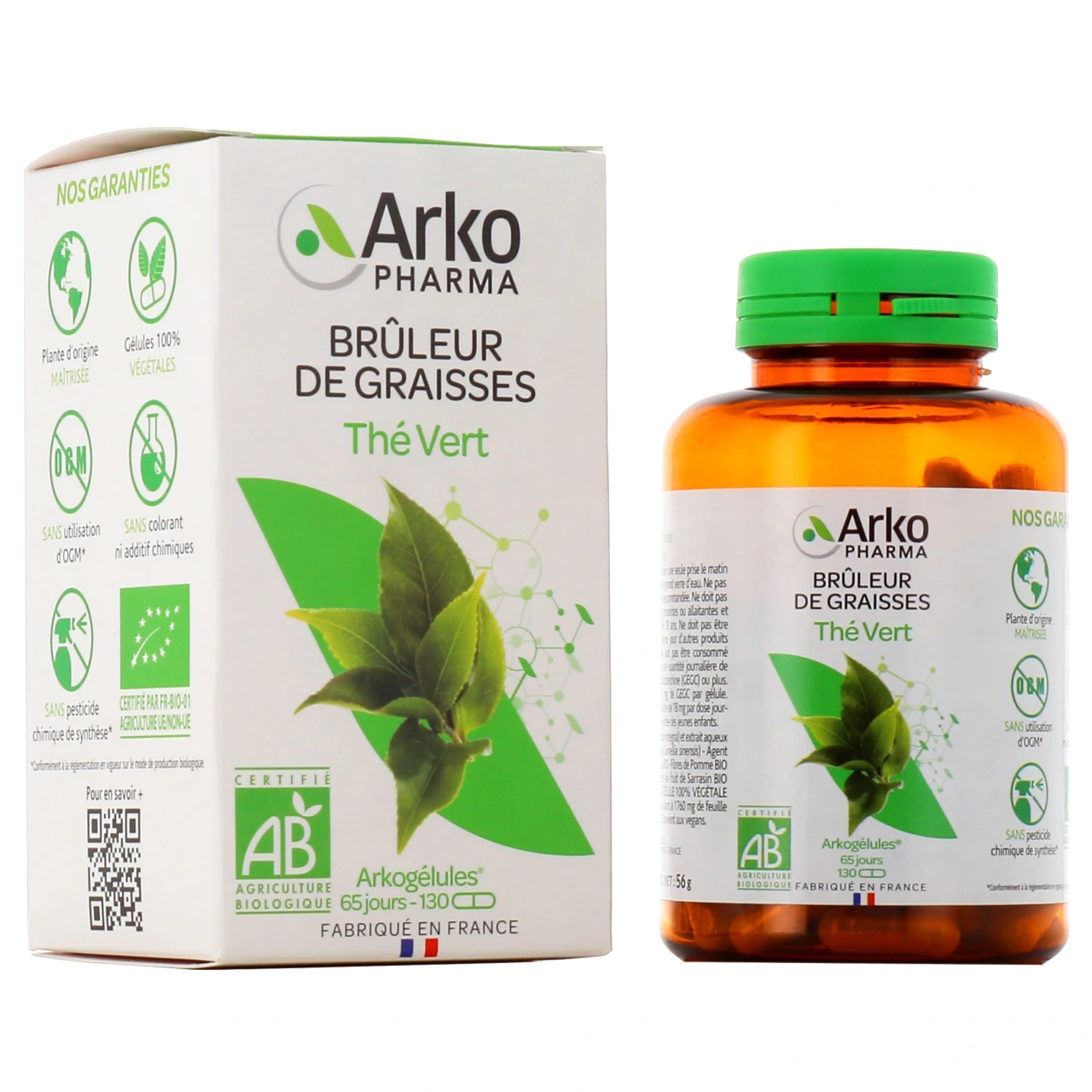 Arkogélules Thé Vert Bio - Arkogélules