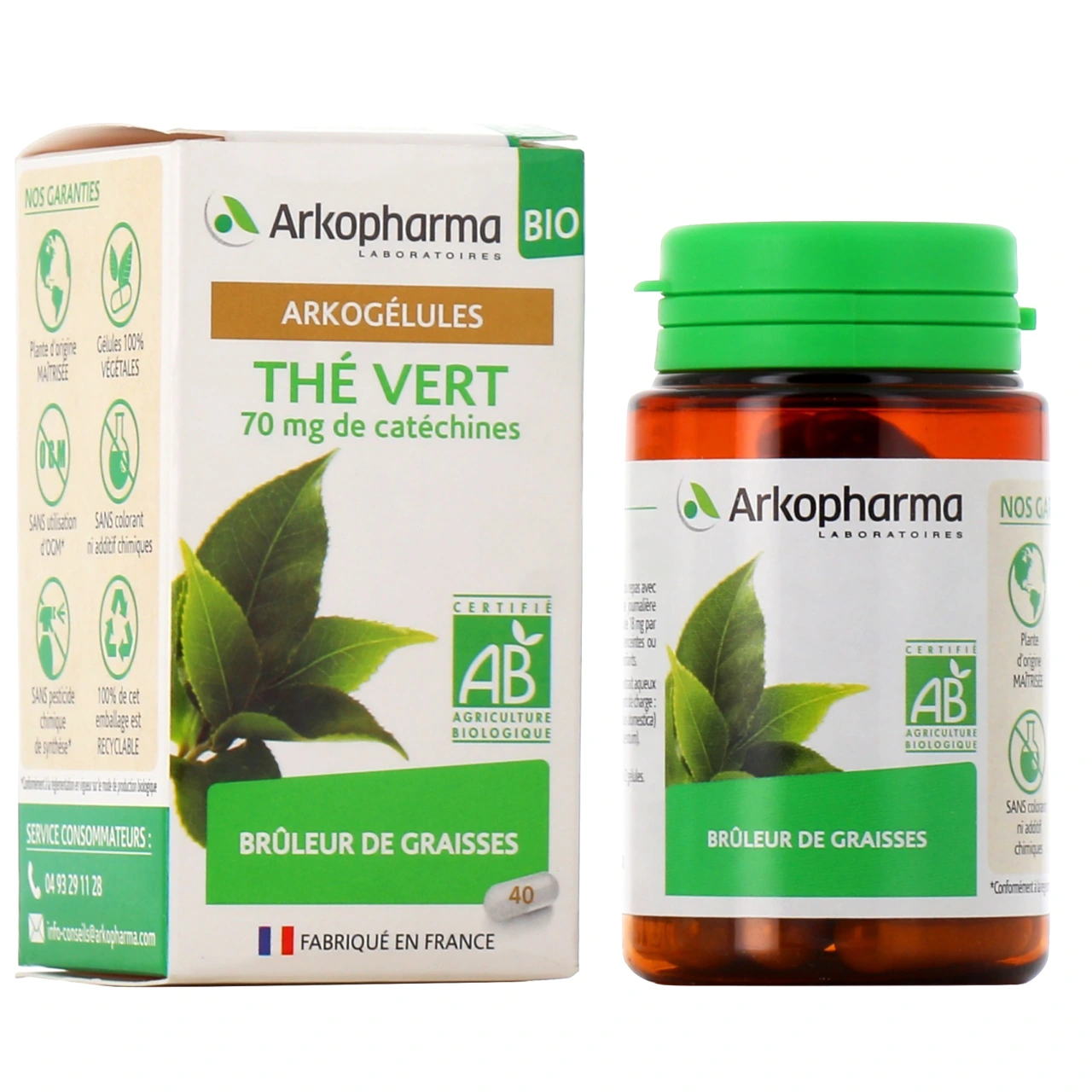 Arkogélules Thé Vert Bio - Vue 4