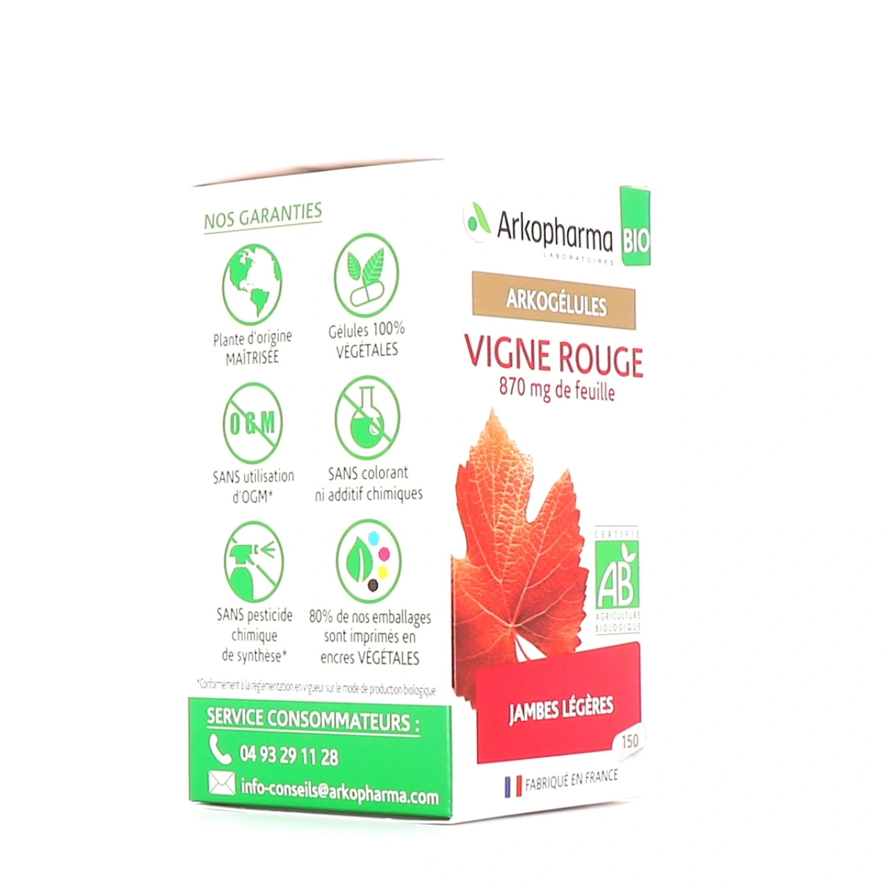 Arkogélules Vigne Rouge Jambes Légères - Vue 3