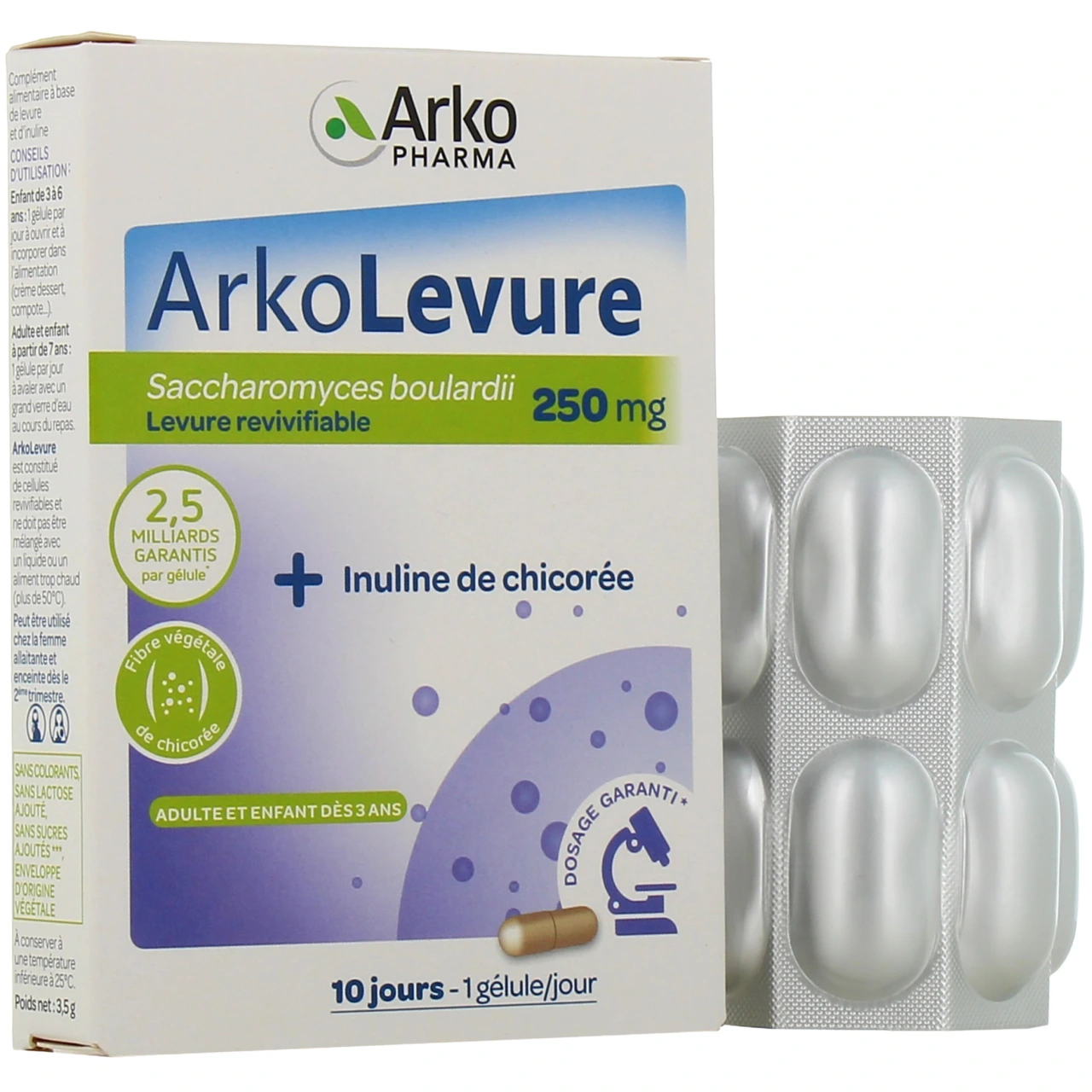 Arkolevure 250 mg en gélules - Arkopharma
