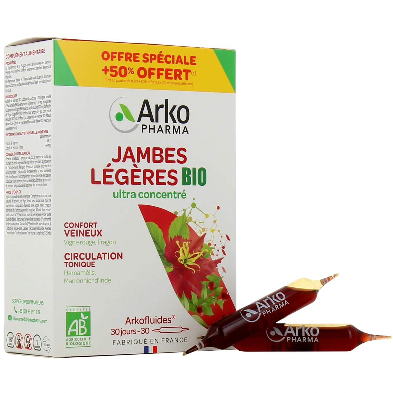 Arkopharma Arkofluides Jambes légères - Vue 3
