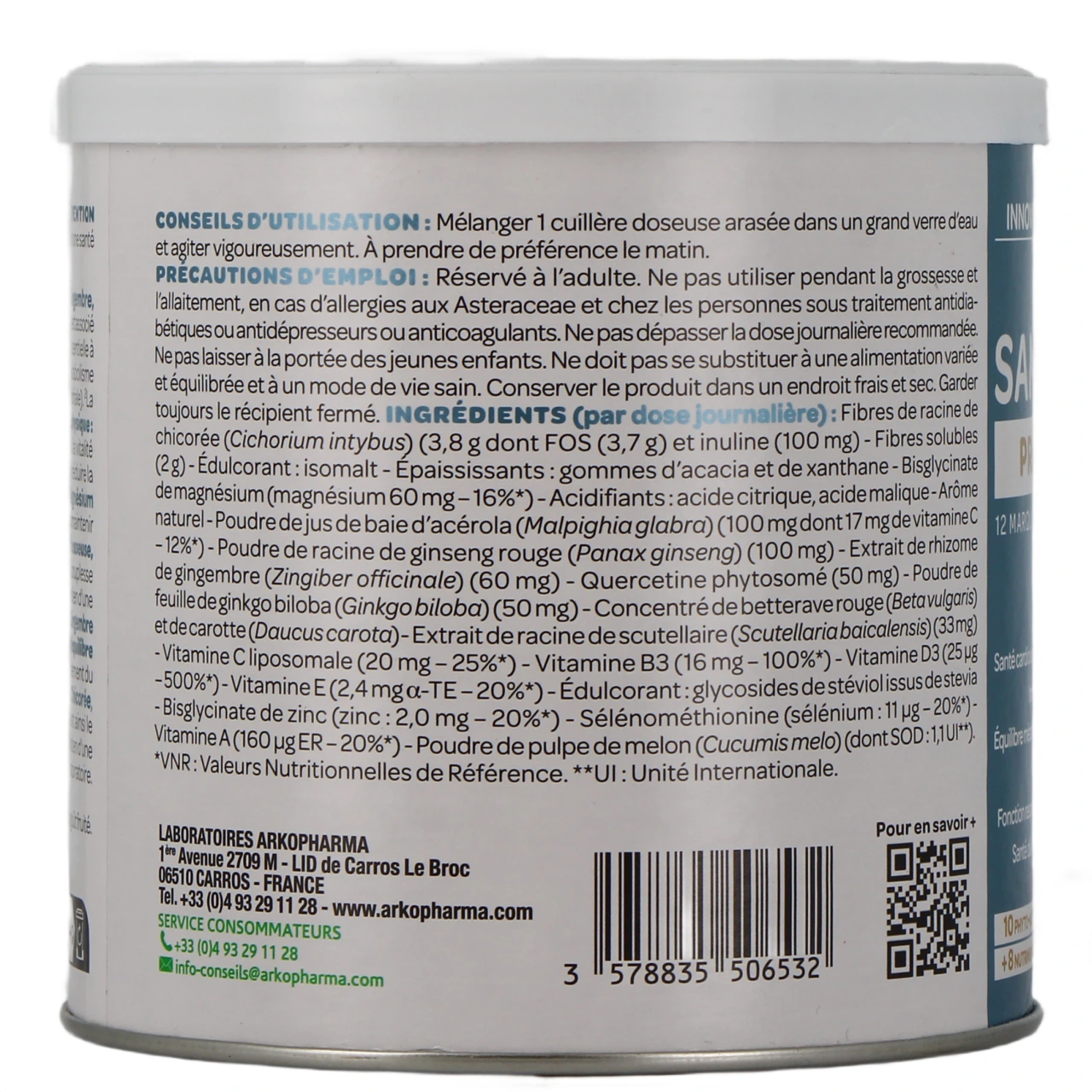 Arkopharma Santé Longévité Prévention Globale 12 - Vue 3