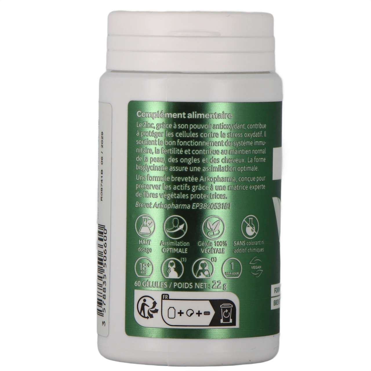 Arkogélules Zinc Bisglycinate - Vue 3
