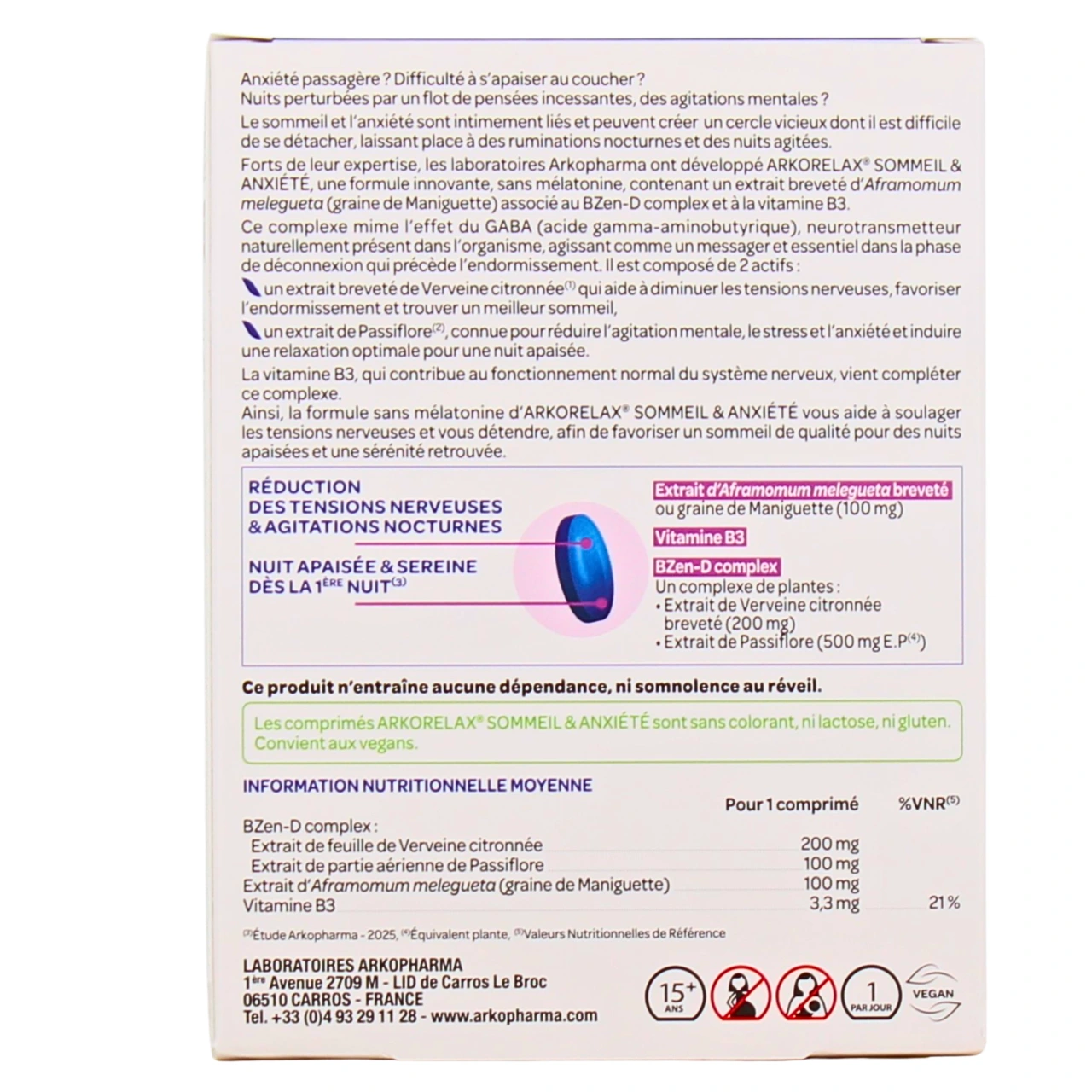 Arkorelax Sommeil & Anxiété - Vue 3