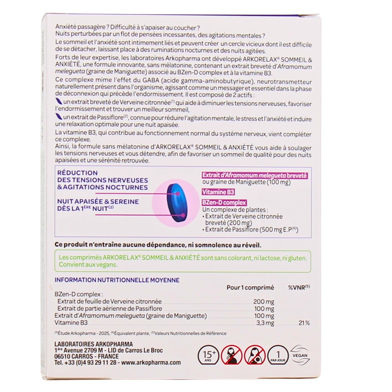 Arkorelax Sommeil & Anxiété - Vue 6
