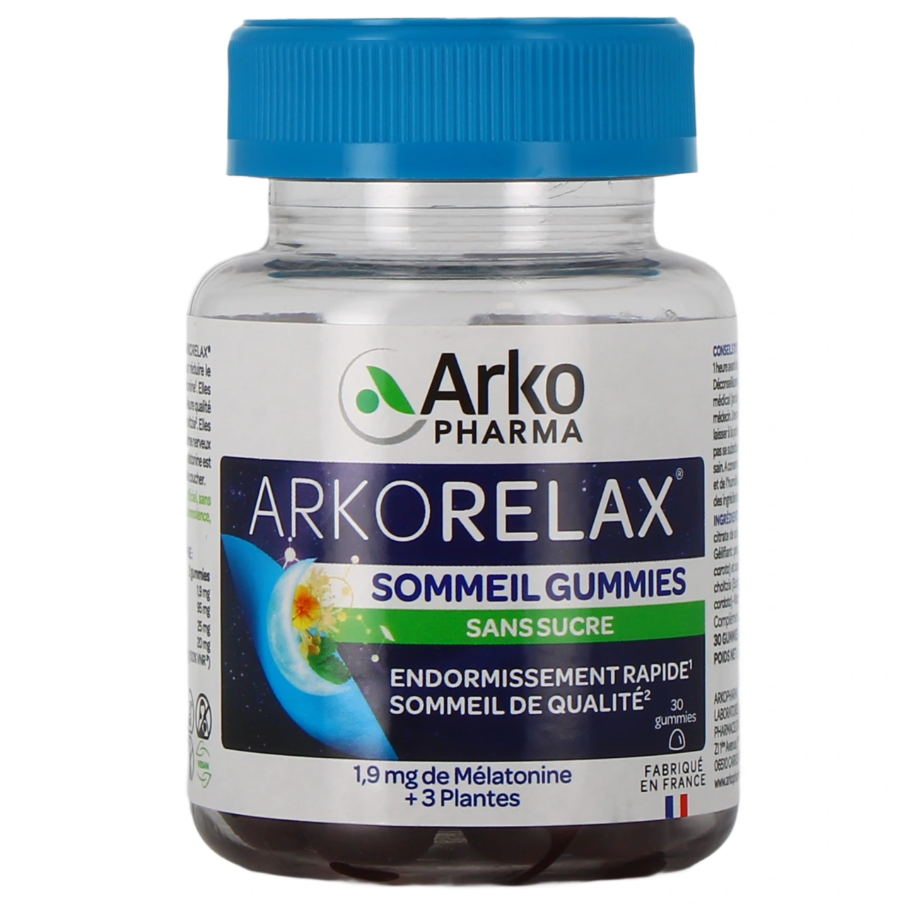 Arkorelax Sommeil Gummies sans sucre - Vue 8