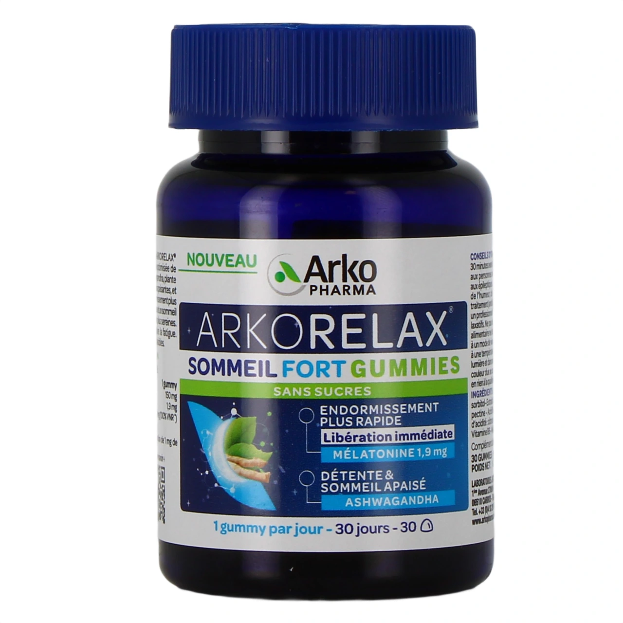 Arkorelax Sommeil Gummies sans sucre - Arkorelax