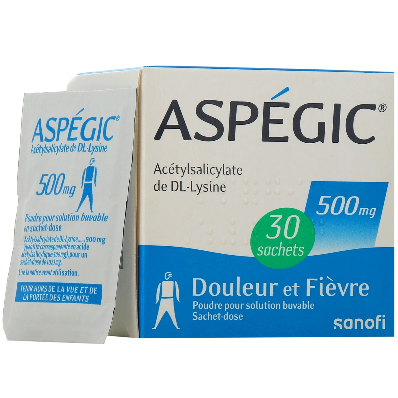 Aspégic 500 mg - Vue 4