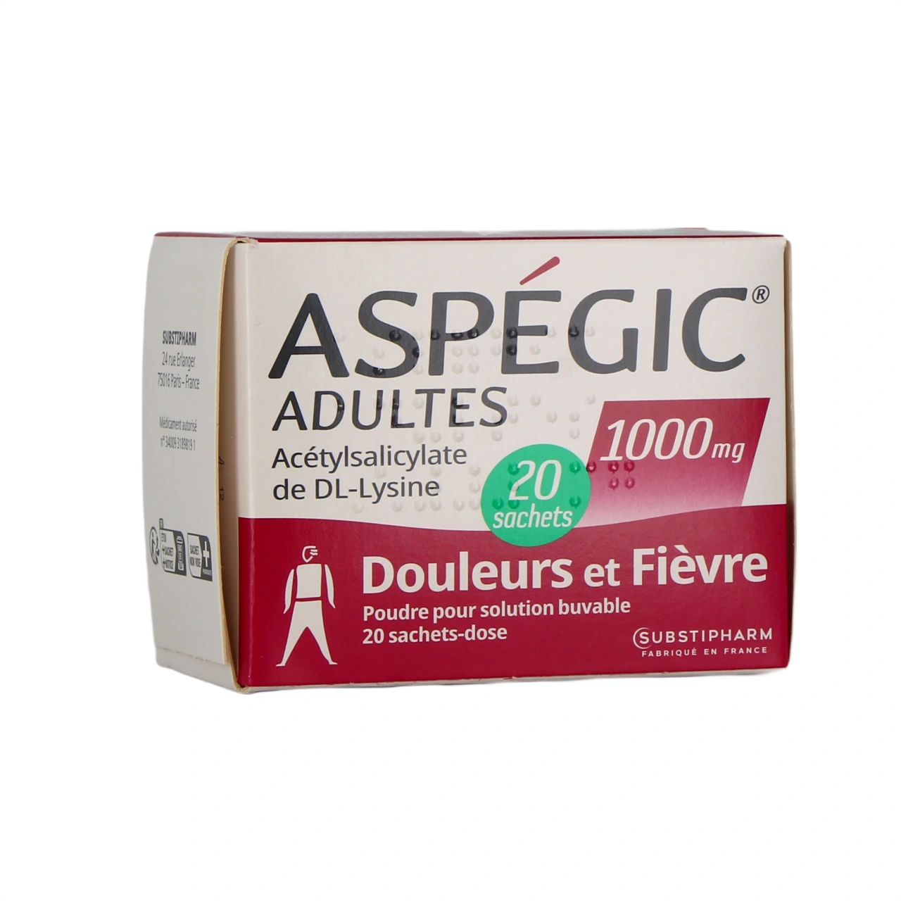 Aspégic Adulte 1000 mg - Vue 4