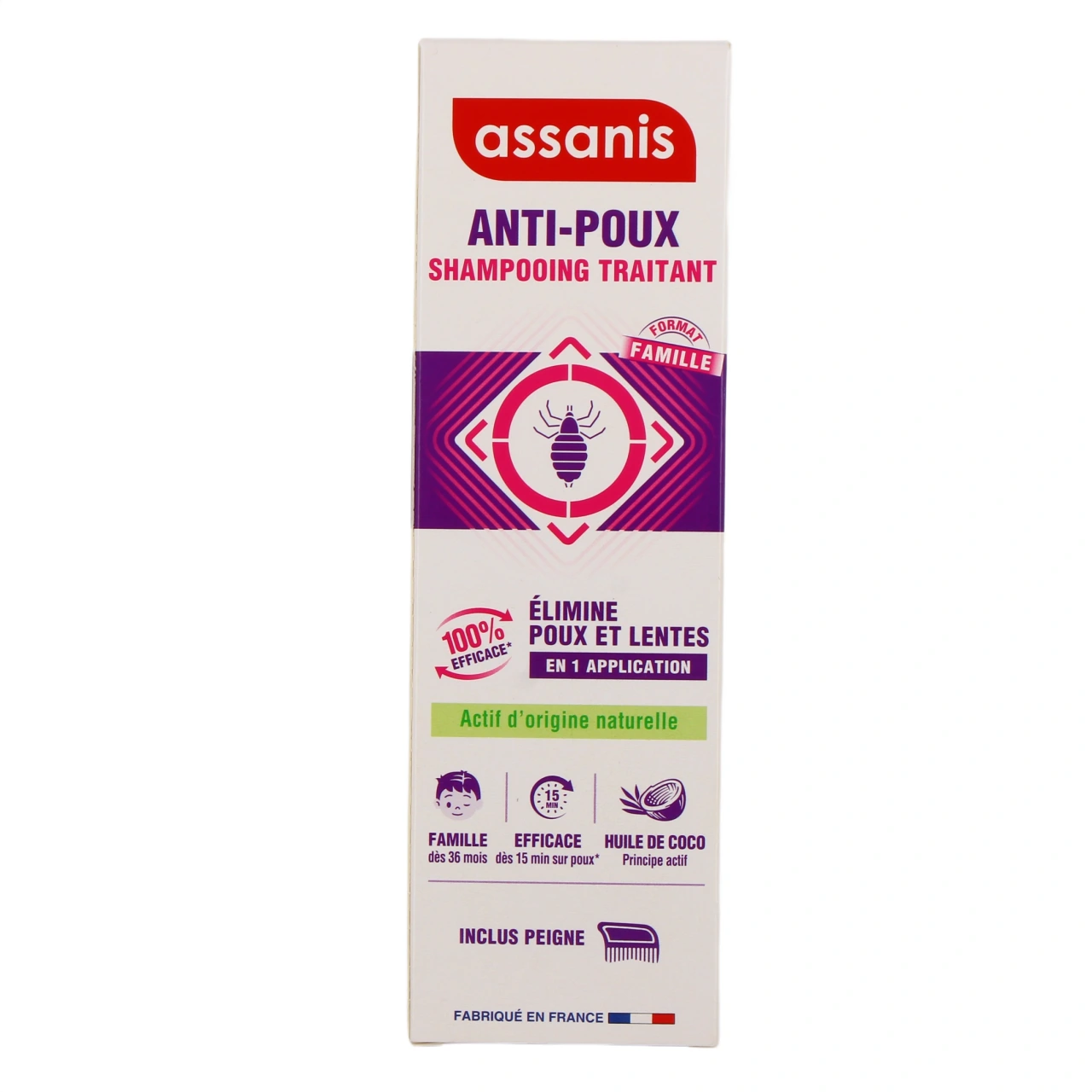 Assanis Anti-Poux Shampooing Traitant - Vue 3