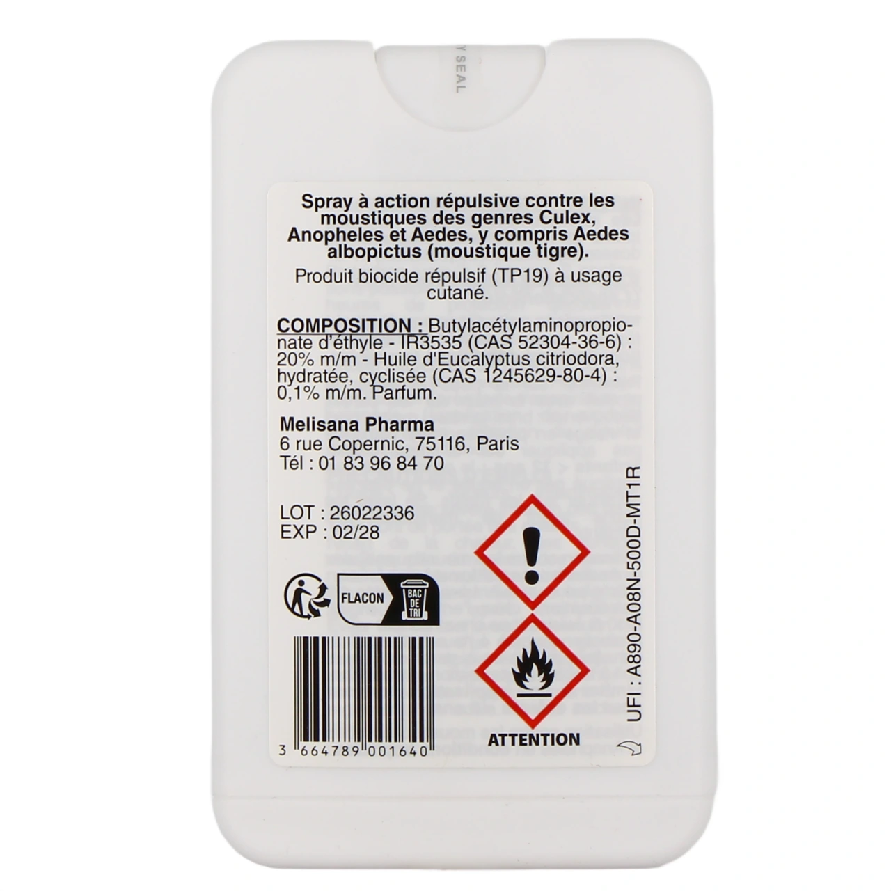 Assanis Spray Répulsif Anti-Moustiques - Vue 3