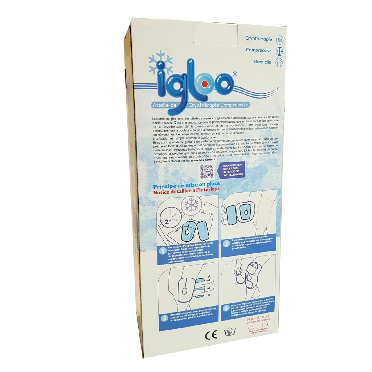Attelle Igloo Genou Universelle - Vue 3