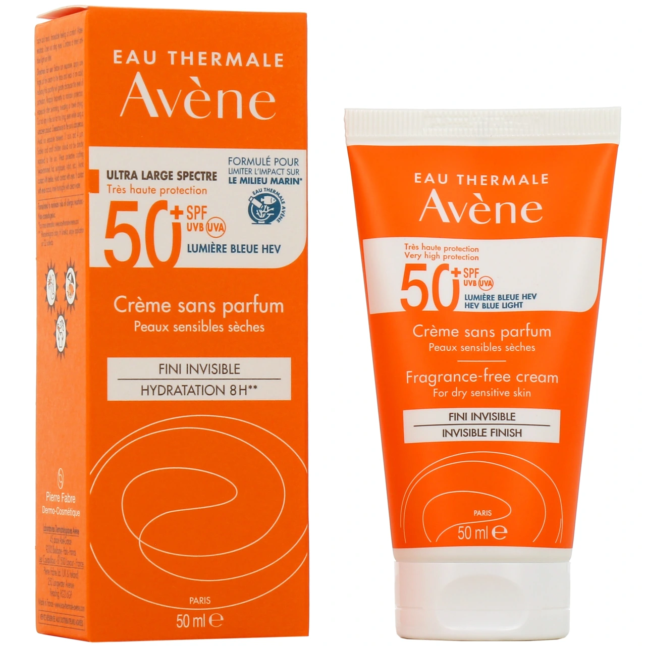 Avène Crème Solaire Peaux Sensibles SPF 50+ - Vue 4