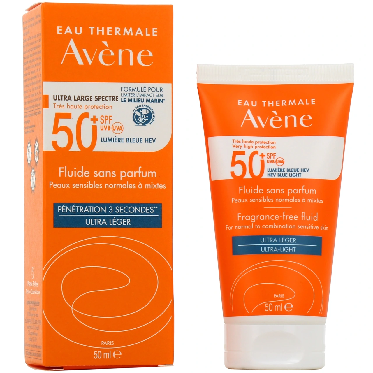 Avène Fluide Solaire Peaux Sensibles SPF 50+ - Vue 4