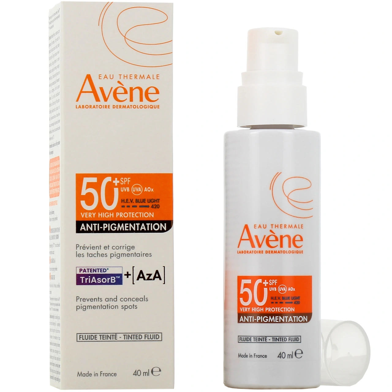 Avène Solaire Fluide Teinté Anti-Pigmentation - Avène Solaires