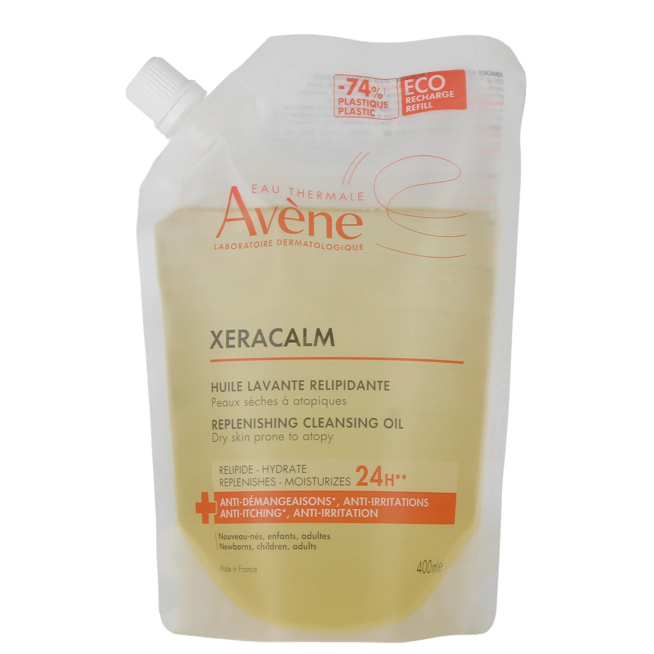 Avène XeraCalm A.D Huile lavante relipidante - Vue 4