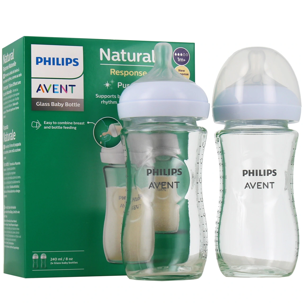 Avent Natural Response Pure Glass Biberon Verre - Vue 5