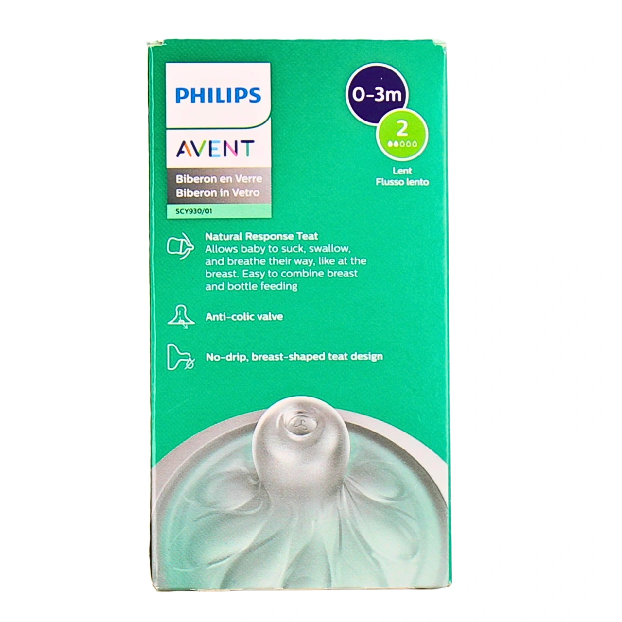 Avent Natural Response Pure Glass Biberon Verre - Vue 12
