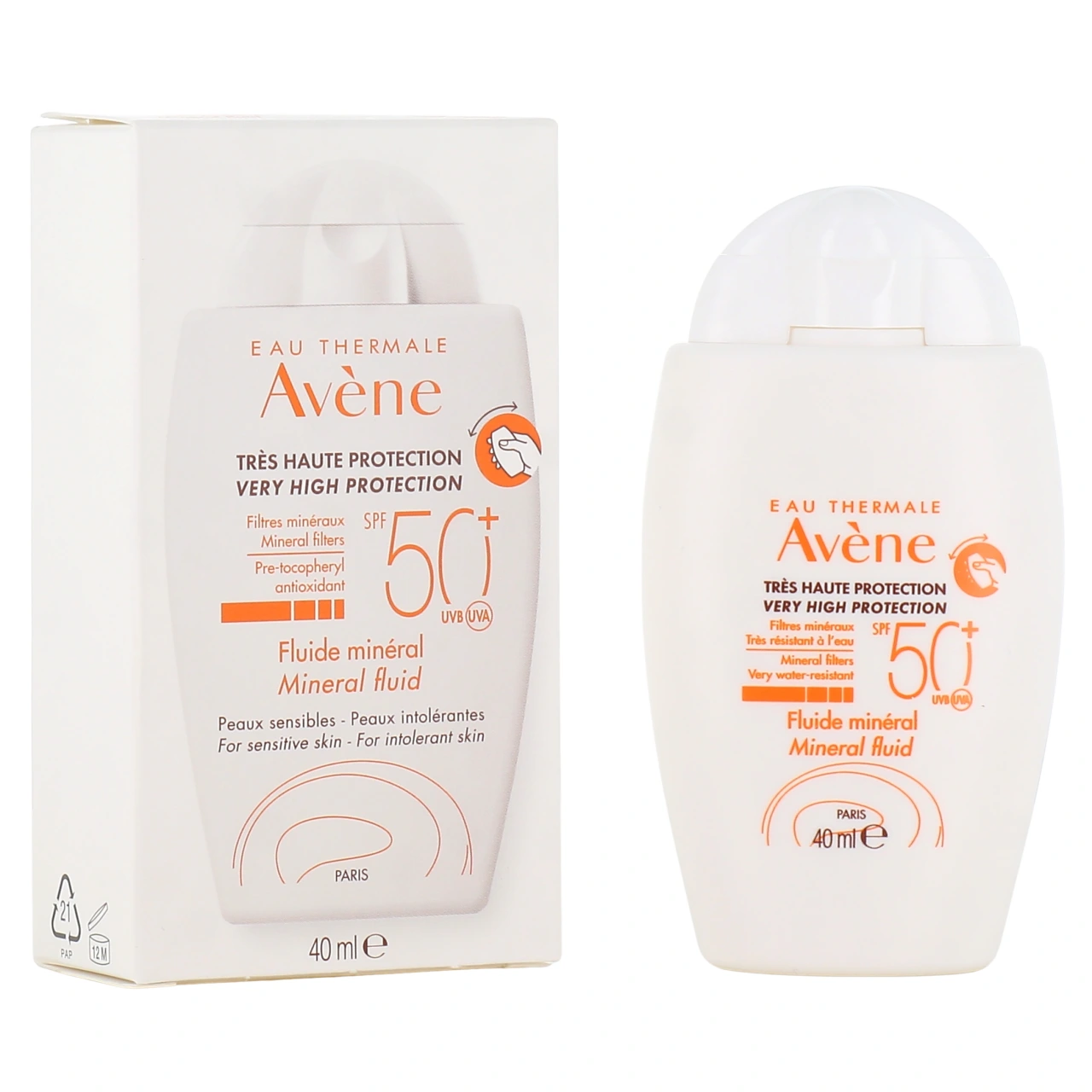 Avène Fluide Minéral SPF50+ Très Haute Protection - Avène Solaires