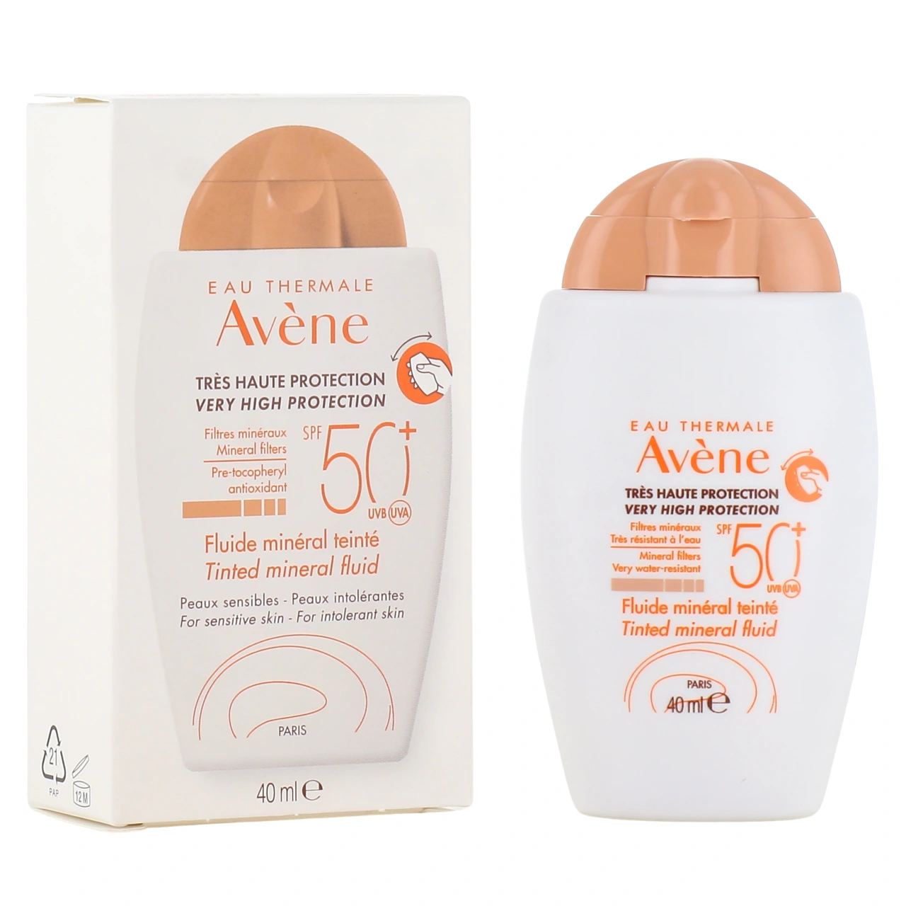 Avène Fluide Minéral teinté SPF50+ - Avène Solaires