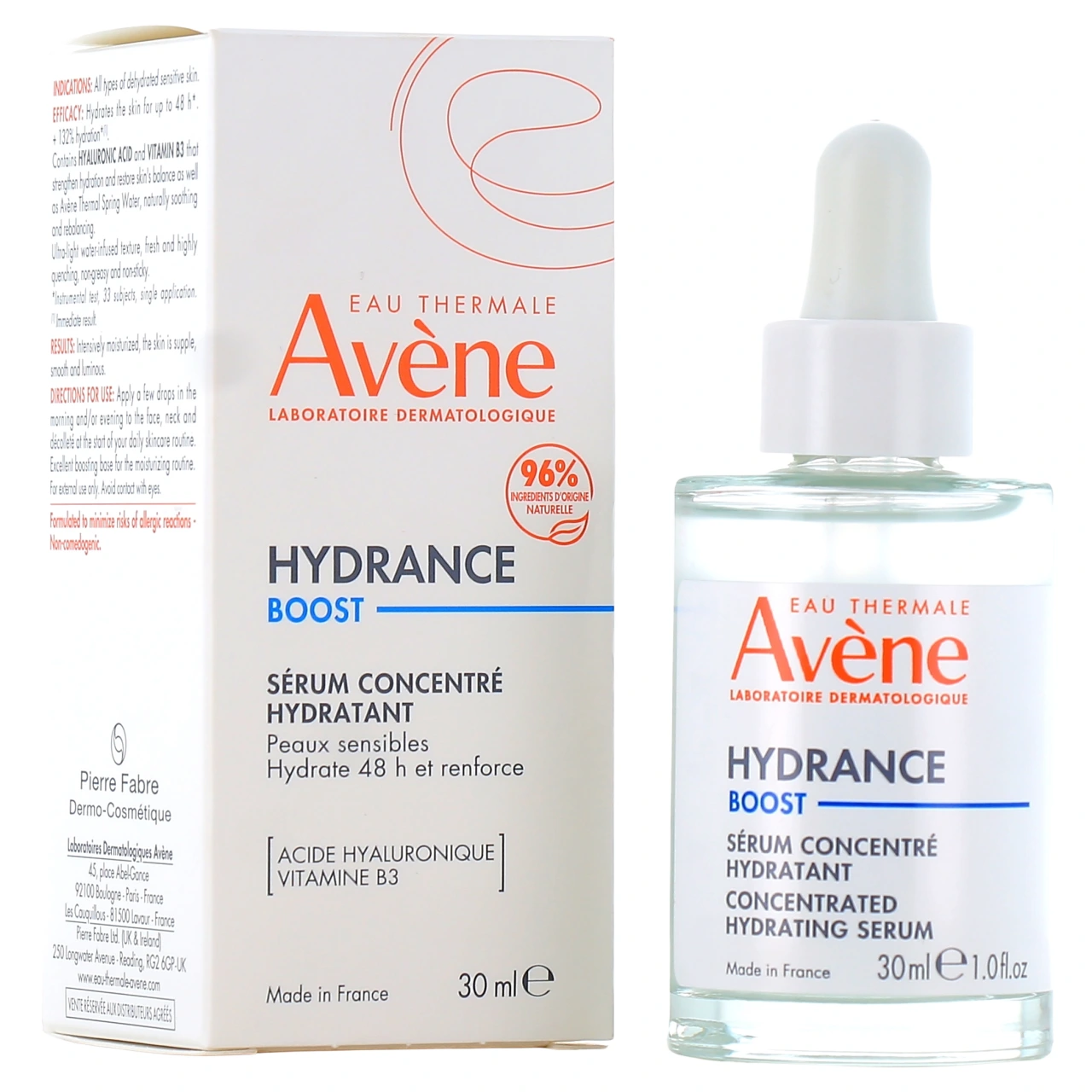 Avène Hydrance Boost Sérum Concentré Hydratant - Avène
