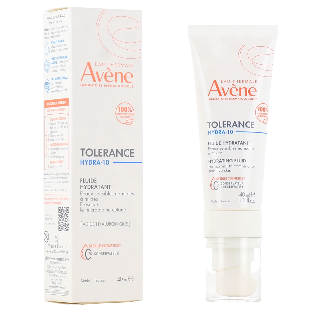 Avène Tolérance Hydra-10 Fluide Hydratant - Avène