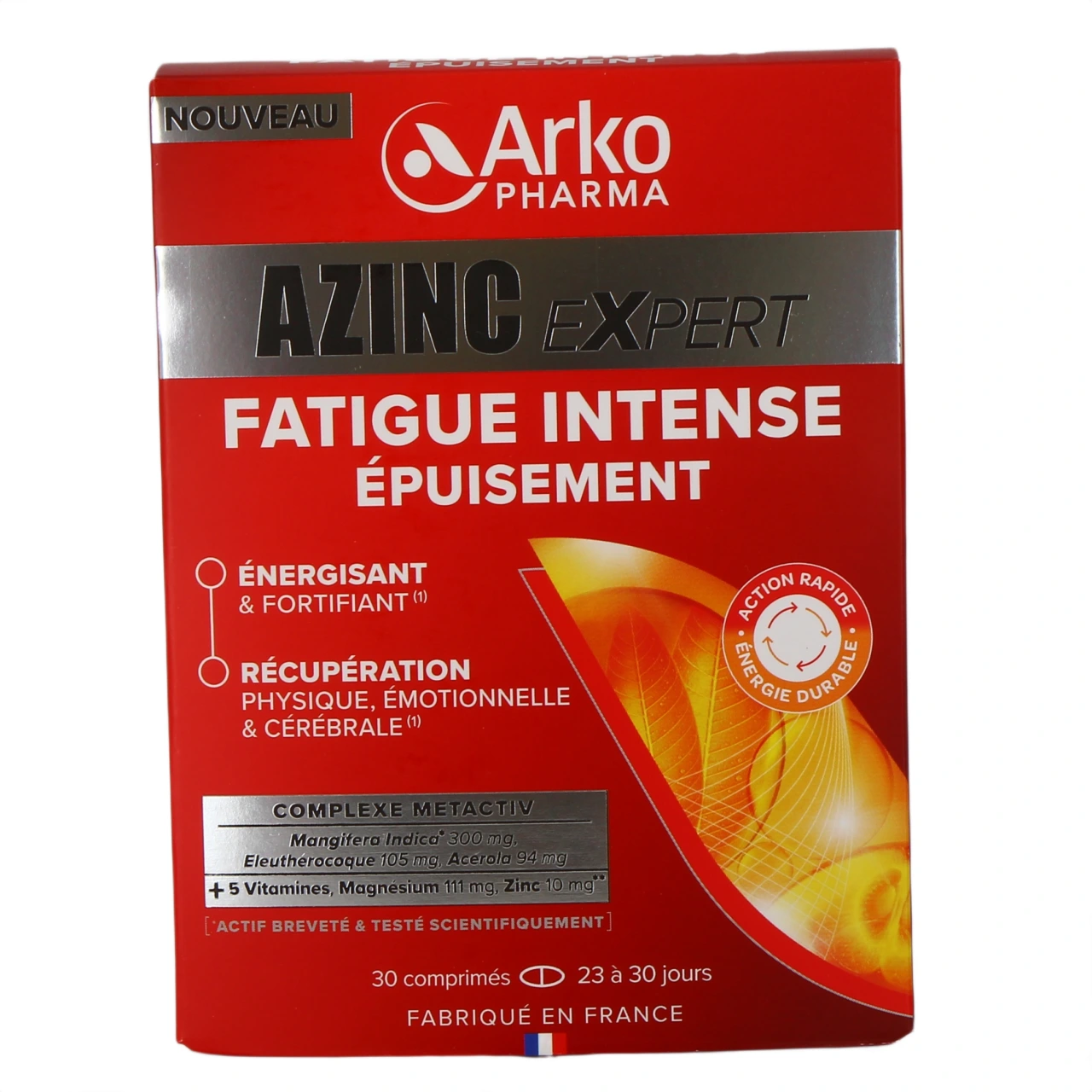 Azinc Expert Fatigue Intense Epuisement - Vue 2