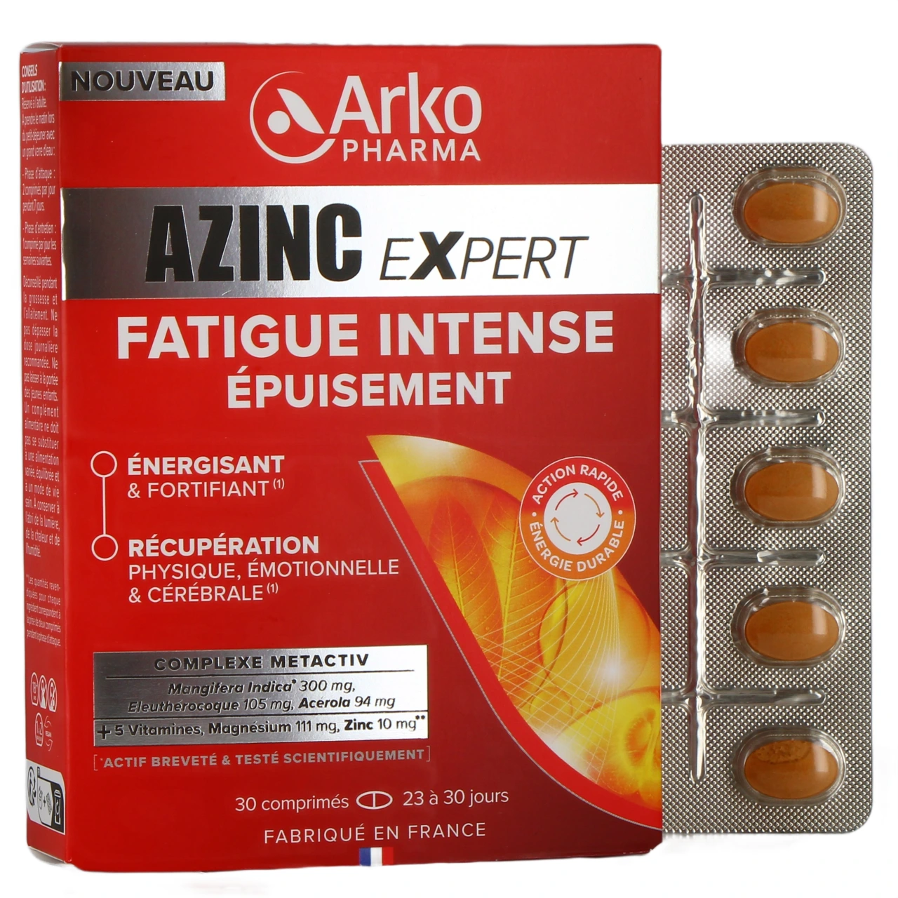 Azinc Expert Fatigue Intense Epuisement - Azinc