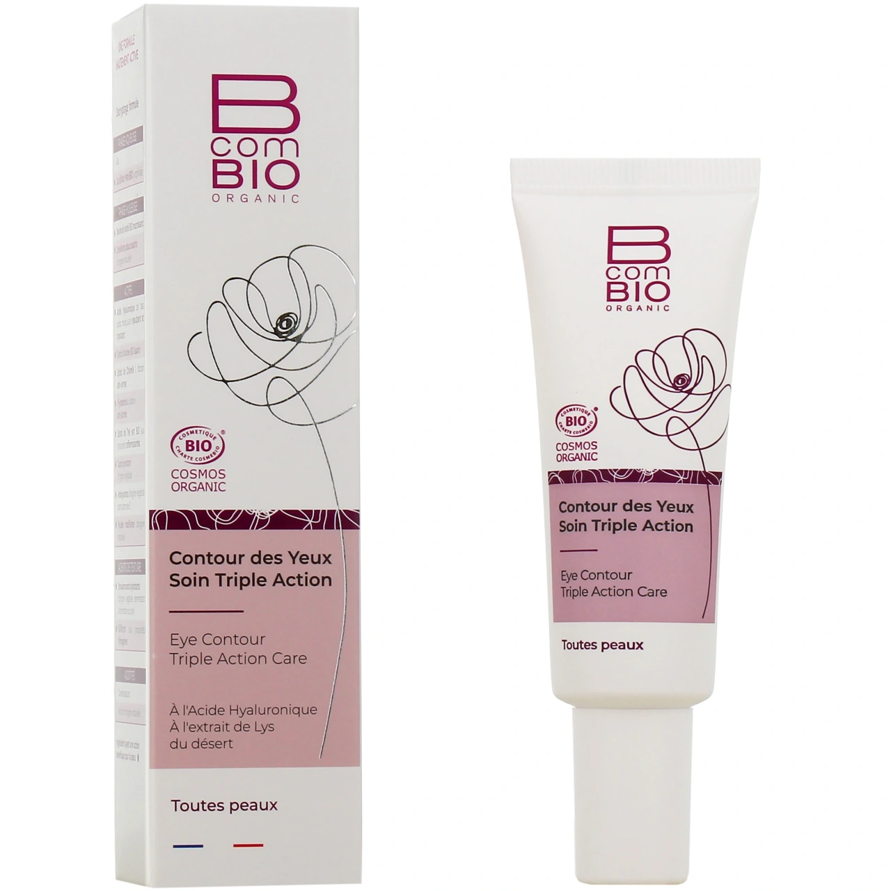 B Com Bio Soin Triple Action Contour des Yeux - B Com Bio