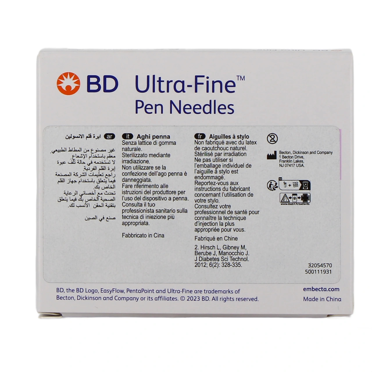 BD Medical Aiguilles à Stylos Ultra-Fine - Vue 3
