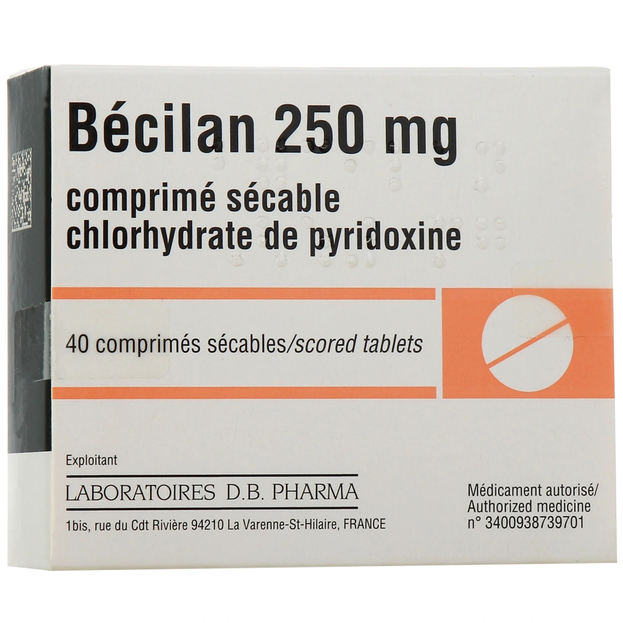 Bécilan 250mg - Vue 2
