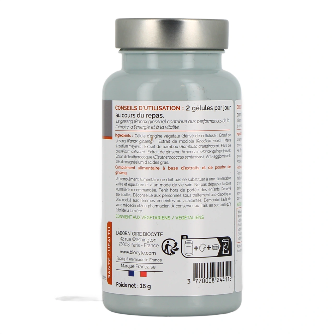 Biocyte 5 Ginseng Forte - Vue 3