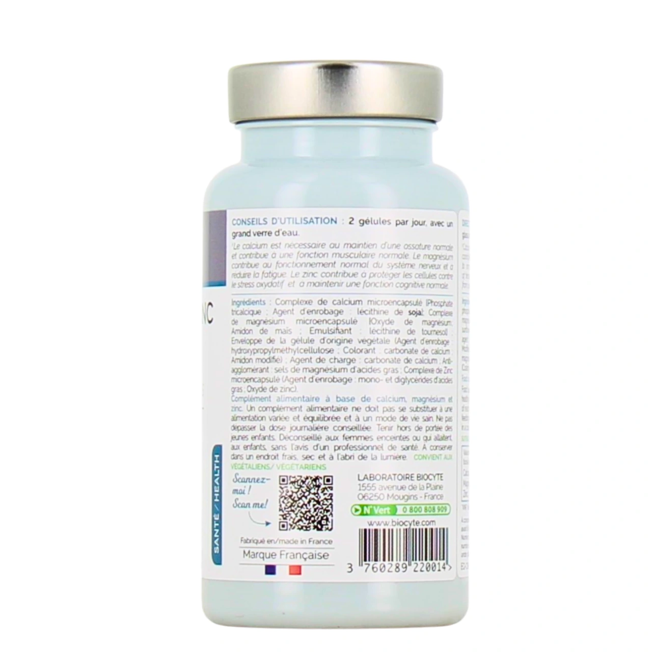 Biocyte Cal/Mag/Zinc Liposomal - Vue 2