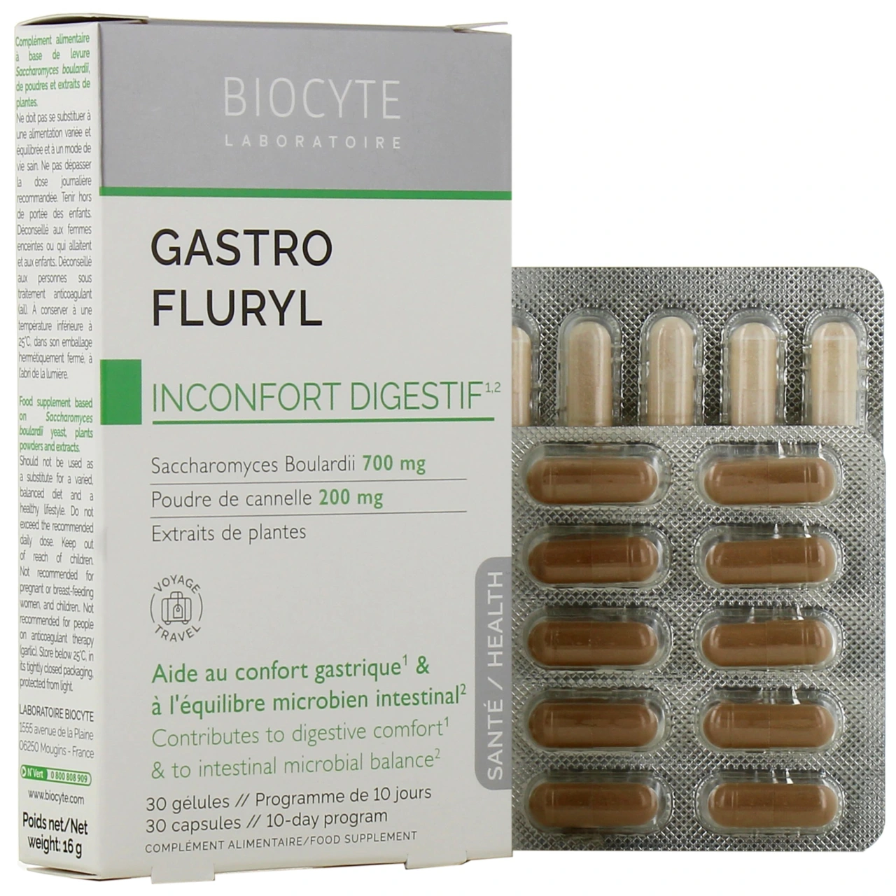 Biocyte Gastrofluryl Inconfort Digestif - Biocyte