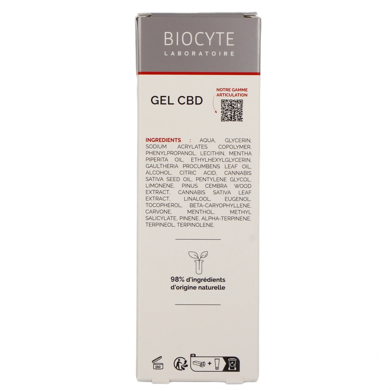Biocyte Gel CBD - Vue 3